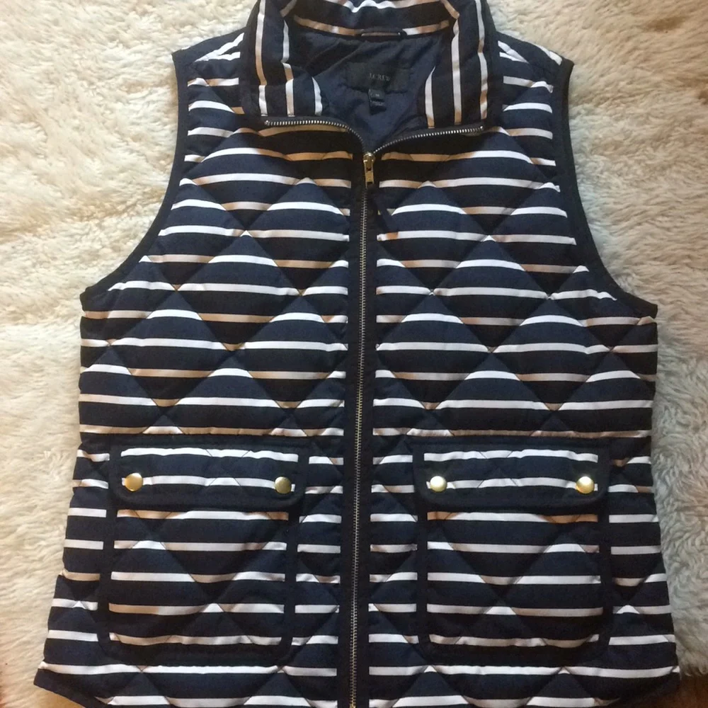 J. Crew striped vest 🌷